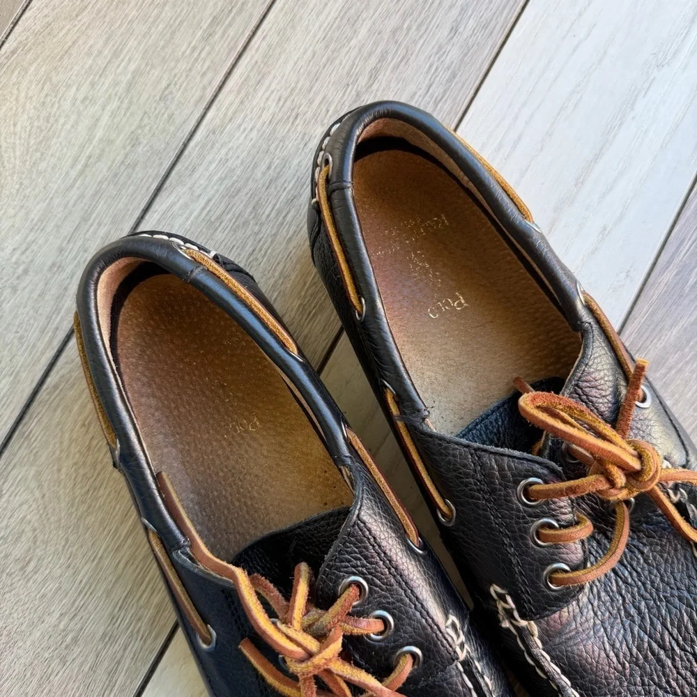 Polo Ralph Lauren Merton Leather Boat Shoe